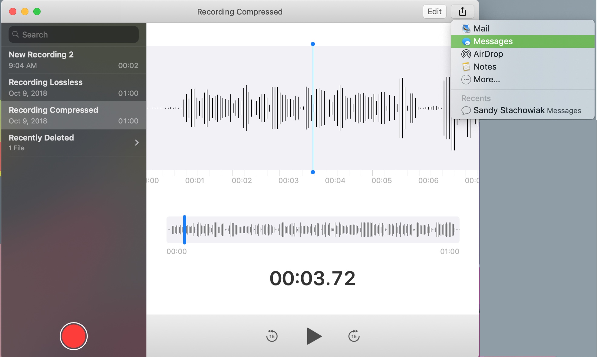 Get voice memos app on mac laptop